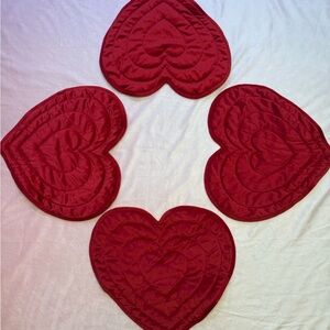 Nicole Miller Red Quilted Fabric